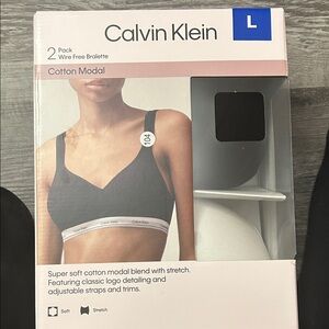 Calvin Klein Black and White Bralette Set